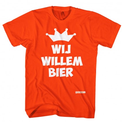 Wij Willem bier, Koningsdag t-shirts