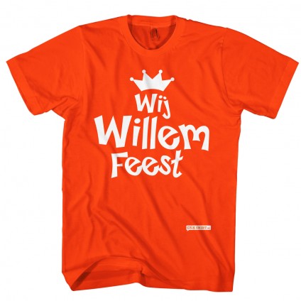 Wij Willem feest, koningsdag shirt